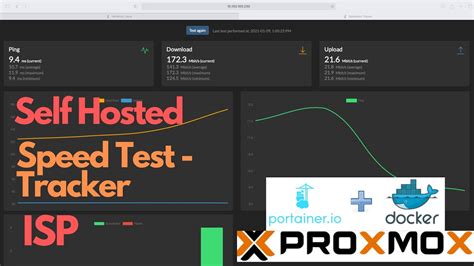 proxmox speed test.